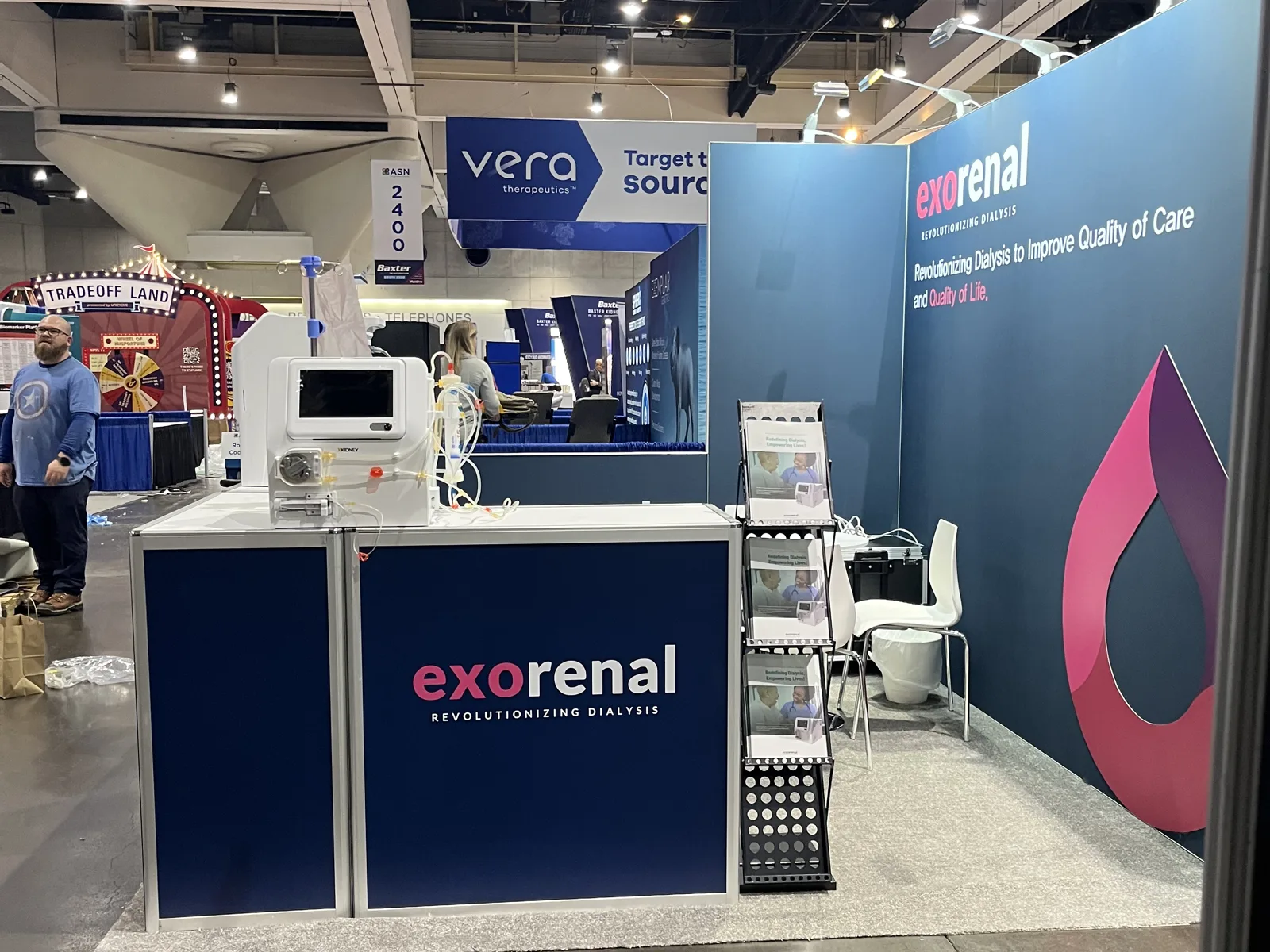 The Exorenal booth at ASN Kidney Week 2024 in San Diego